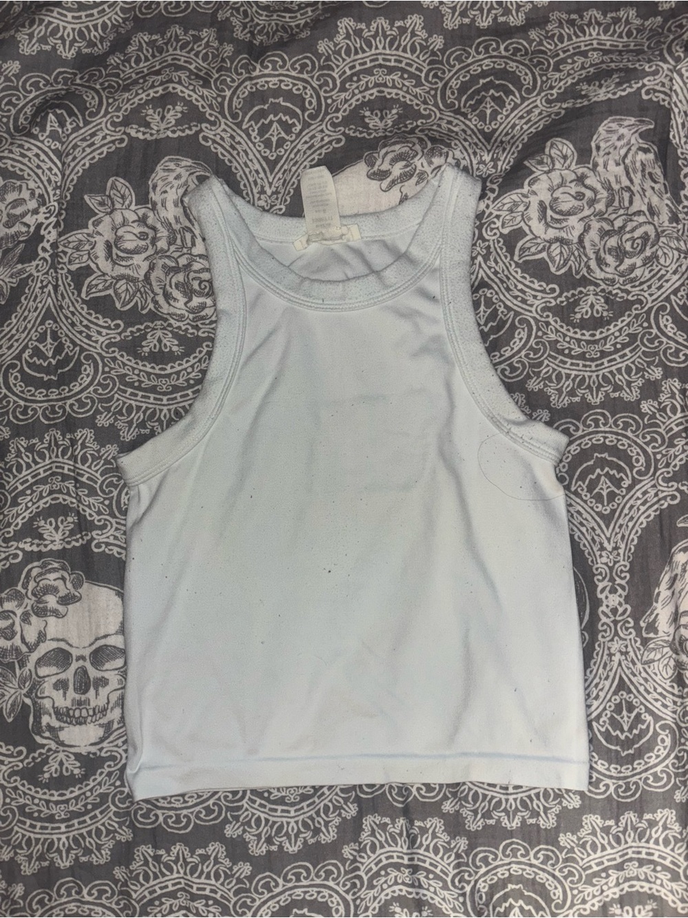 shosho white Racerback Tank